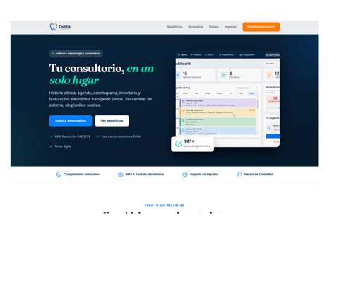 Dentik, software odontológico desarrollado por SINTEC